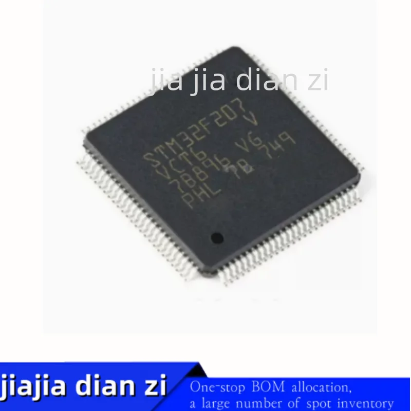 1 pçs/lote STM32F207VCT6 STM32F207 LQFP-100 microcontrolador de 32 bits ...