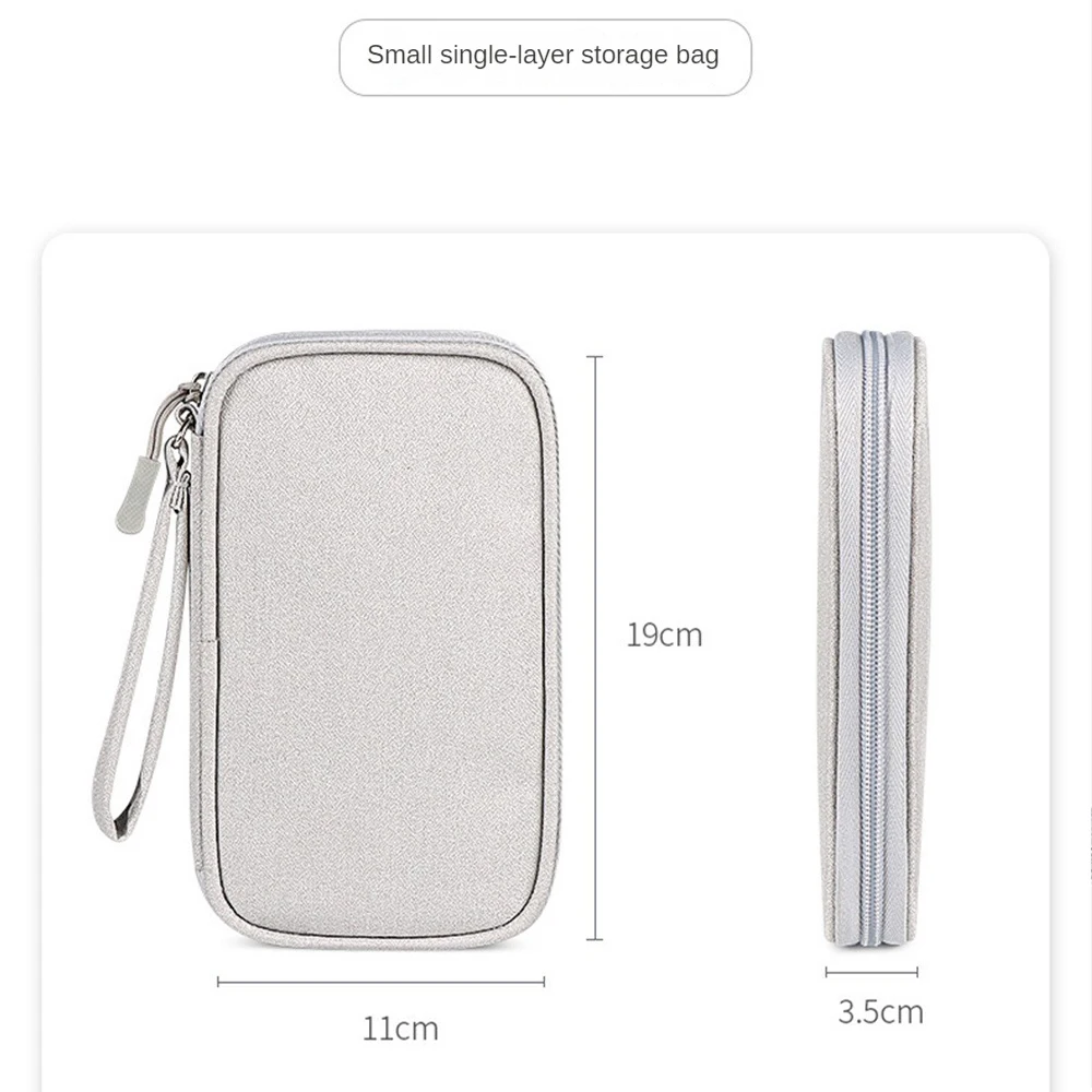 전자 기기용 휴대용 방수 USB 데이터 케이블 정리함, 디지털 보관 가방, 이어폰 라인 충전기 플러그, 여행