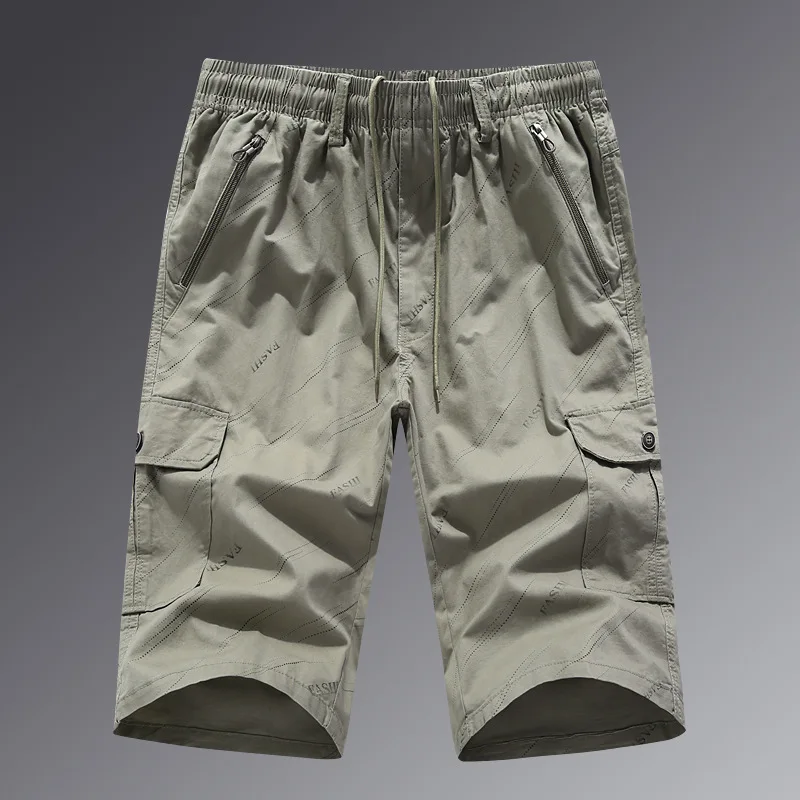 

Summer Elegant Fashion Harajuku Slim Fit Ropa Hombre Loose Sport All Match Casual Pants Zipper Straight Cylinder Cropped Pants