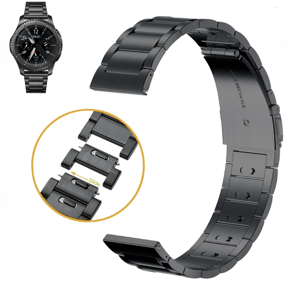 

22mm Metal Strap for Samsung Galaxy Watch 3 45mm/Huawei Watch GT2 46mm Quick Release Replacement Wristband for Amazfit GTR 47mm