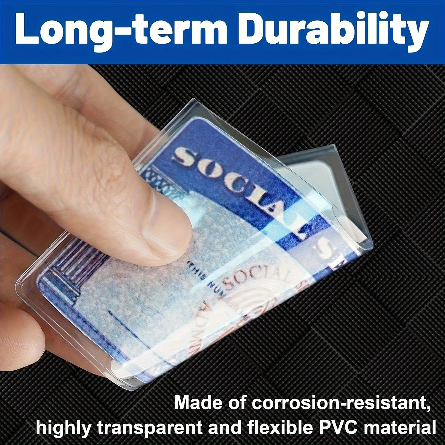 8-Piece PVC Card Protective Covers