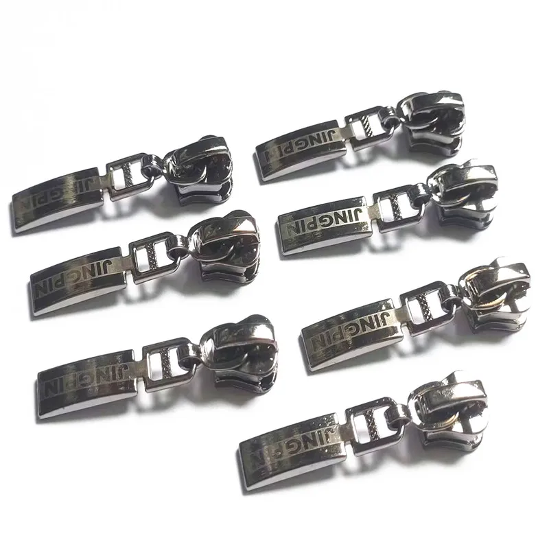 10/20Pcs 5# Resin Zipper Gun Black Zipper Head Clothing Home Textile Metal Slider For B07