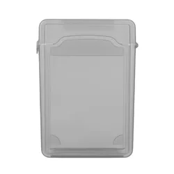 Shockproof 3.5 Hard Drive Storage Enclosure Box (Grey)