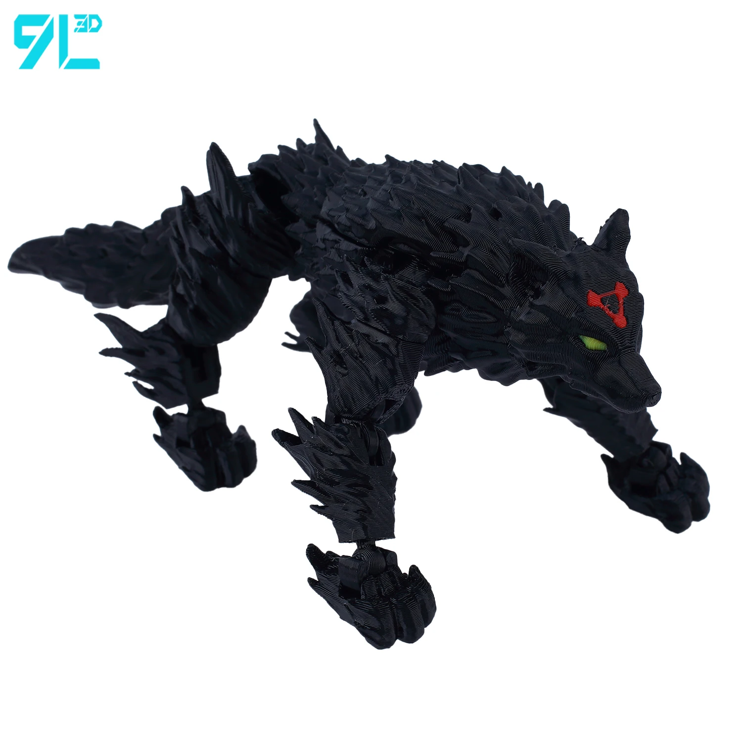 Exquisite 3D Printed Mahoraga & Gojo Satoru Figurine Set - Poseable Collectible Anime Art Toys
