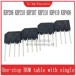 10PCS High - Performance DIP - 4 Bridge Rectifiers (KBP206)