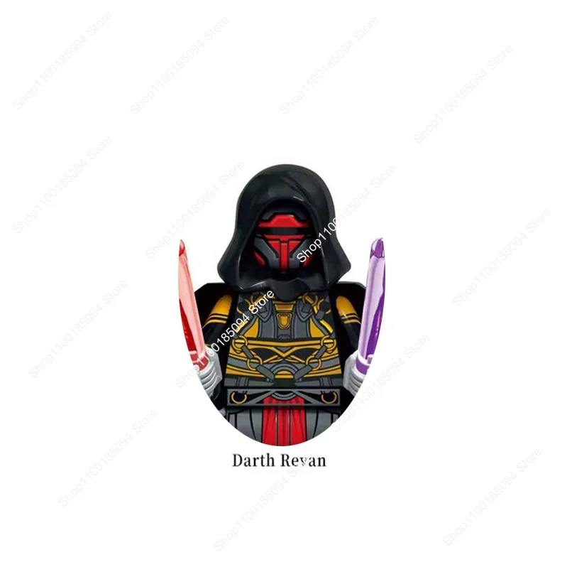 HEROCROSS NEW 스타워즈 블록 다스 데솔루스 다스 레반 키트 피스토 팔파틴 루크 스카이워커 미니 액션 피규어 장난감 선물