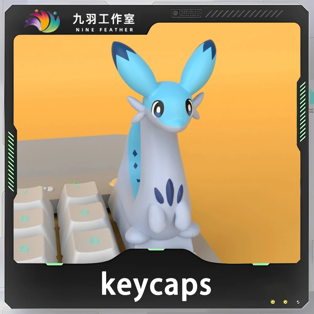 

Колпачки для клавиш Palworld, колпачки для клавиш Chillet Cattiva, креативная 3d-клавиатура Steam Kawaii, механическая клавиатура, колпачок для клавиш для ПК, подарки