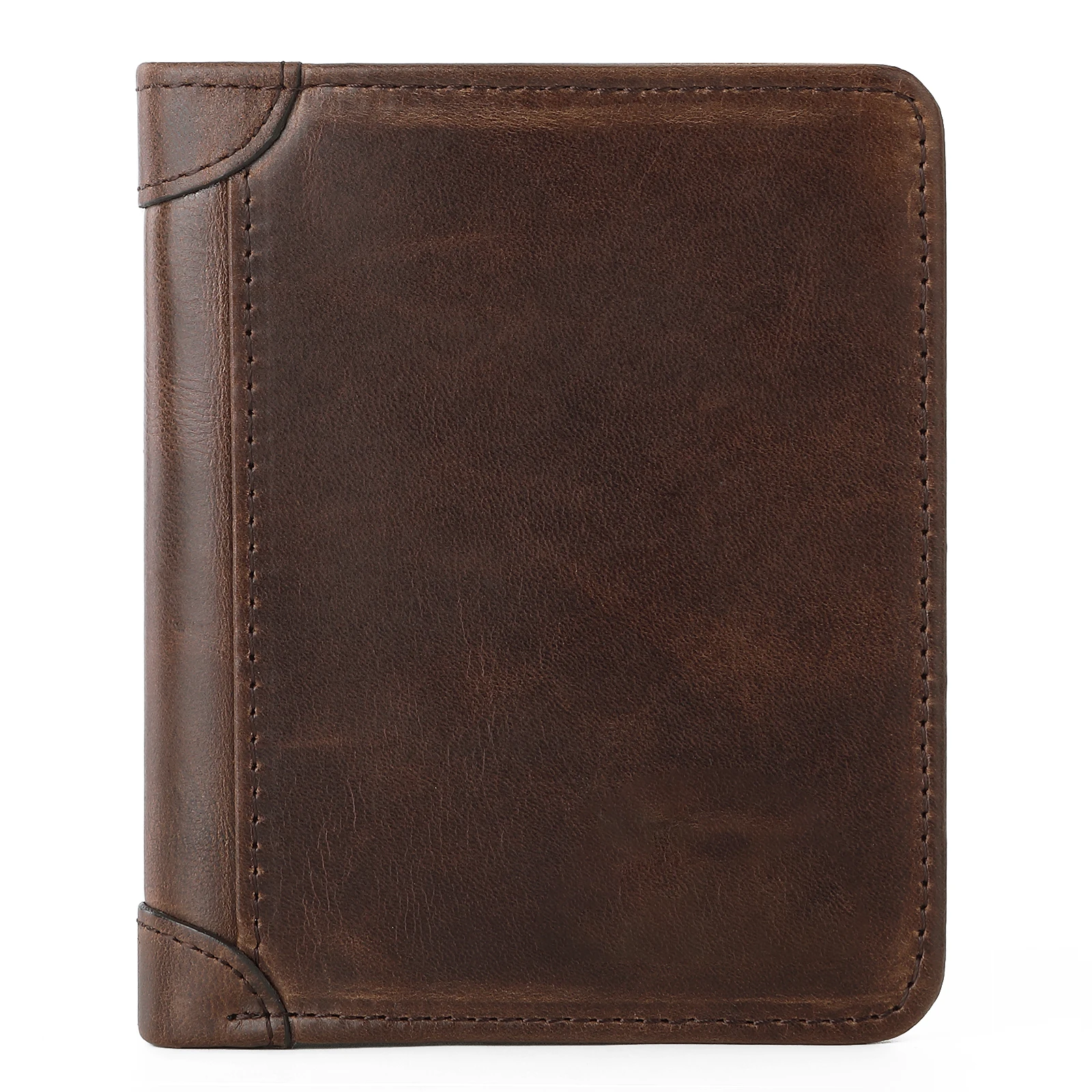 

Royal Bagger Short Wallet for Men Genuine Cow Leather Vintage Coin Pocket Anti-theft Coin Purse Men 1302