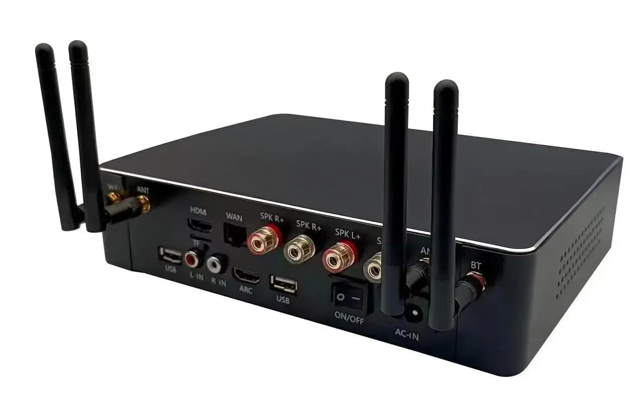 Ihome Karaoke Box Multifunctional Voice Remote Control Dual Track 600W Professional Power Amplifier with 2 Wireless Microphone