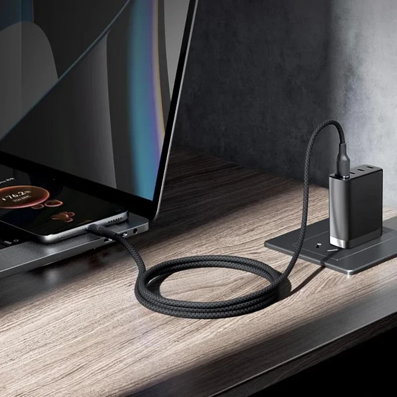 새로운 120W USB 타입 C 케이블 브레이디드 데이터 케이블 초고속 충전 케이블 퀵 차지 화웨이 삼성용 0.25M/1M/1.5M/2M/3M 2026