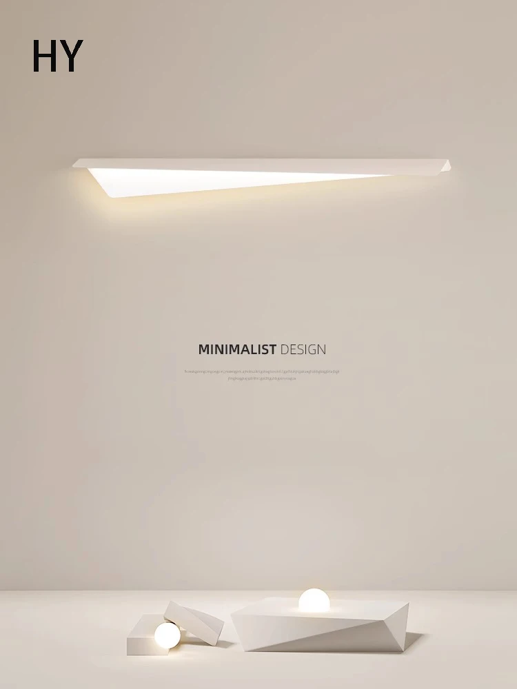 ledストリップライト寝室ベッドサイドテーブルモダンシンプルな装飾背景白屋内照明110v220v