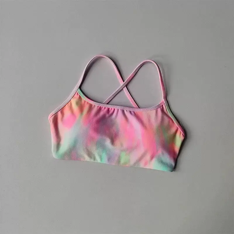 Women's Cross Back Sports Bra Shock Resistant Gathered Sexy Gym Running Bra Summer Yoga Vest Outdoor Comfortable Fitness Wear - Image 9