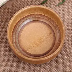 Handcrafted Bamboo Vegan Tableware Bowl (Wood)