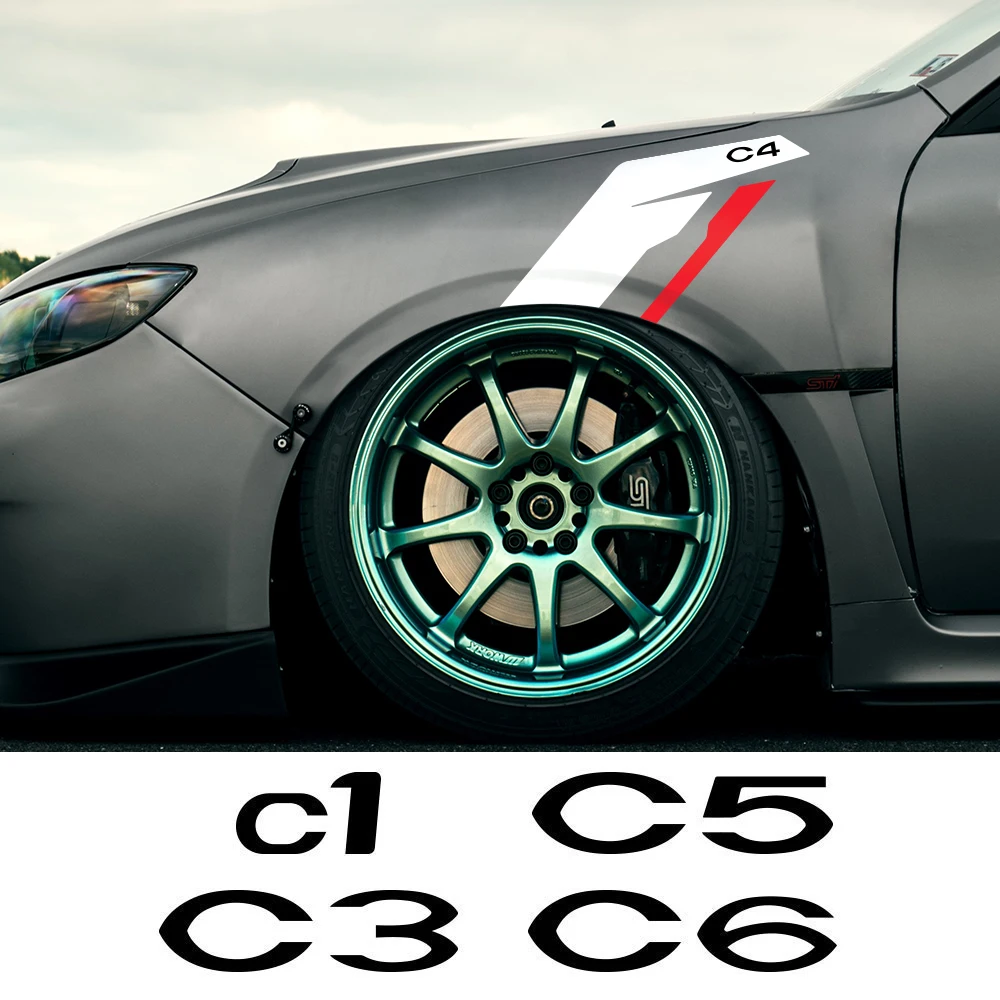 2Pcs Car Sticker Fender Trim Decalcomanie Wheel Sopracciglia Cover Accessori Auto Per Citroen C4 Berlingo C1 C2 C3 C4L C5 C8 C-Crosser Vts