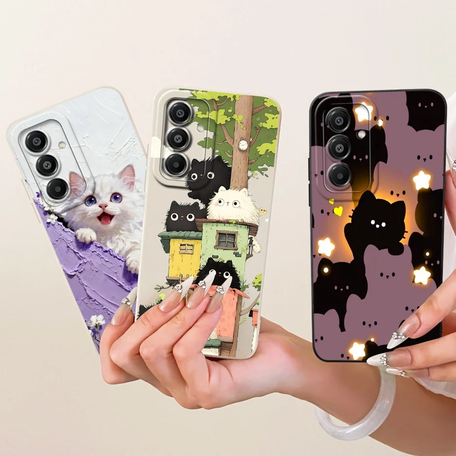Cute Cat Fashion Shockproof Phone Case Cover