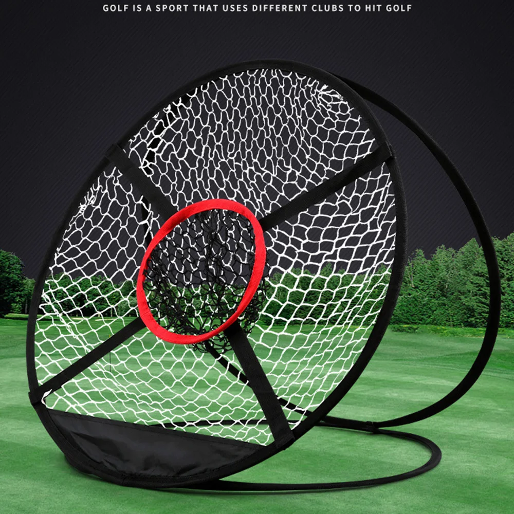 Golf Chipping Net tragbare Swing Trainer Pop-up Indoor Outdoor Chipping Pitching Käfige Matten Golf Übungs netz ohne Bälle