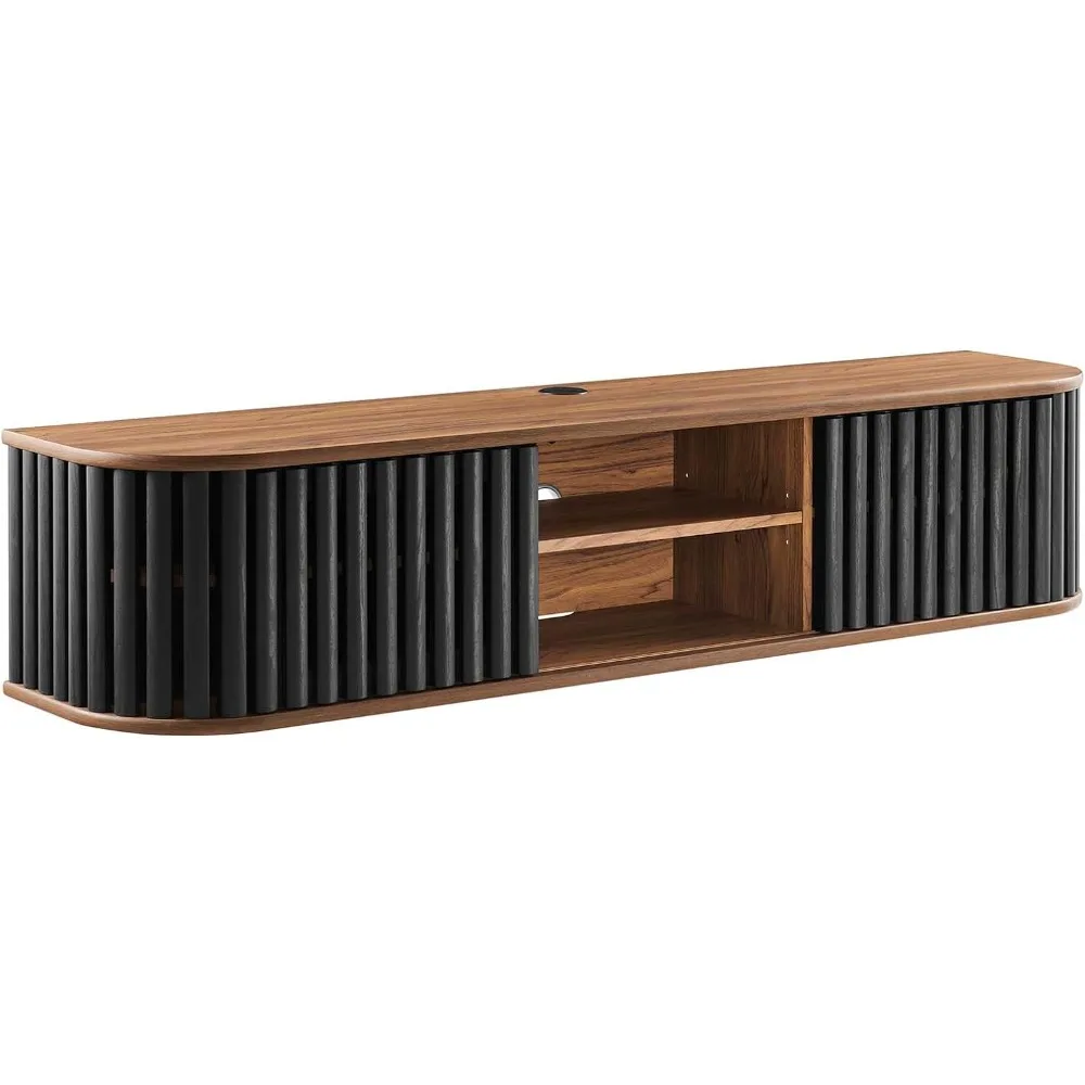 

Wall TV Stand, Walls Mounted Wood TVs Stands for TVs Up To 70" in, Wall TV Stand