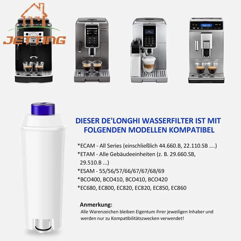 Replace Delonghi DLSC002 Water Filter, Delong Coffee Machine ECAM ESAM ETAM  BCO Series Replacement Water Filter - AliExpress