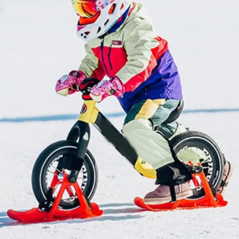 Snow Cycling Sleds Snow Sledge Ski Board Funny Sledge Board Sturdy Kids Scooter Portable Cycling Snowboard For