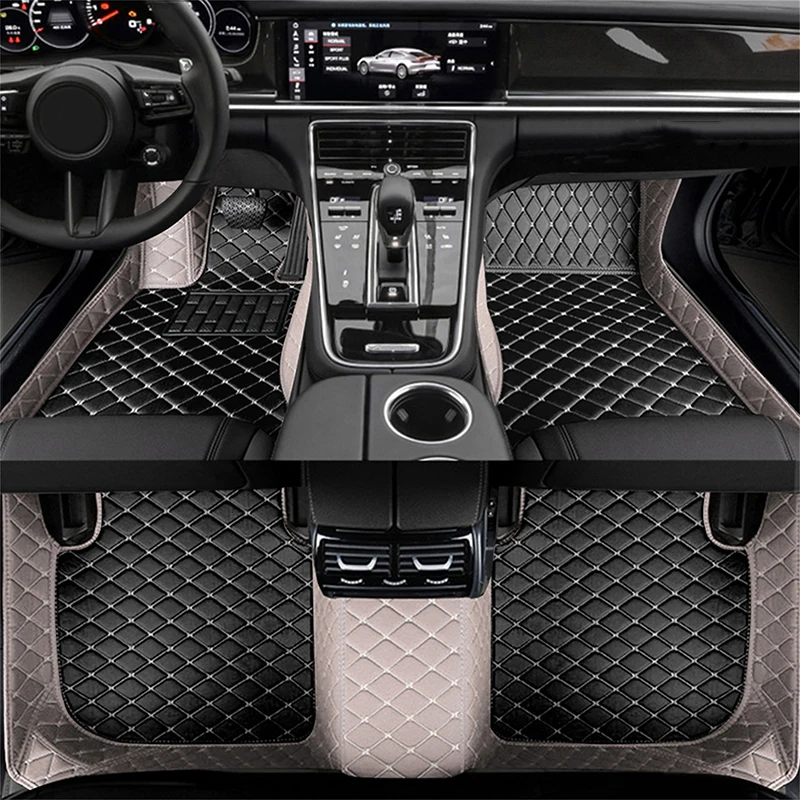 

WZBWZX Custom Car Model Leather Car Floor Mat 100％ For Great Wall M4 Hover H3 Hover H6 Hover H6 Coupe X200 Auto Accessories