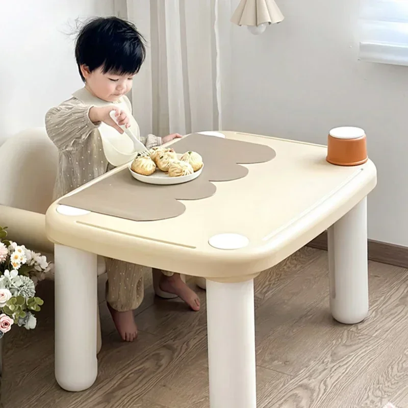 Children Study Desk Table Plastic Kids Set School Furniture Room Desks Girl Kindergarten Classroom Baby Chair Supplies Child