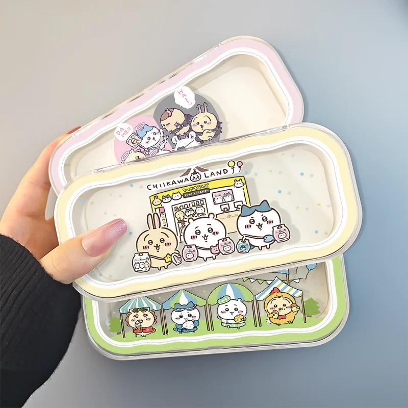 

JiYiKaWa glasses case transparent cute ins anti-pressure portable myopia sunglasses storage box high face value