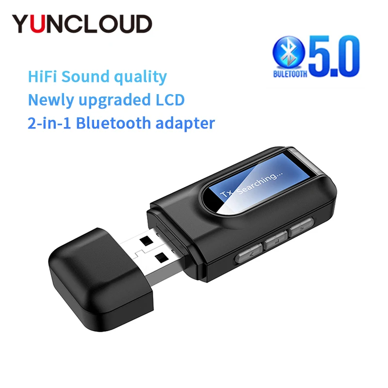 Adaptador USB Bluetooth 5,0, Dongle BT, transmisor receptor de Audio