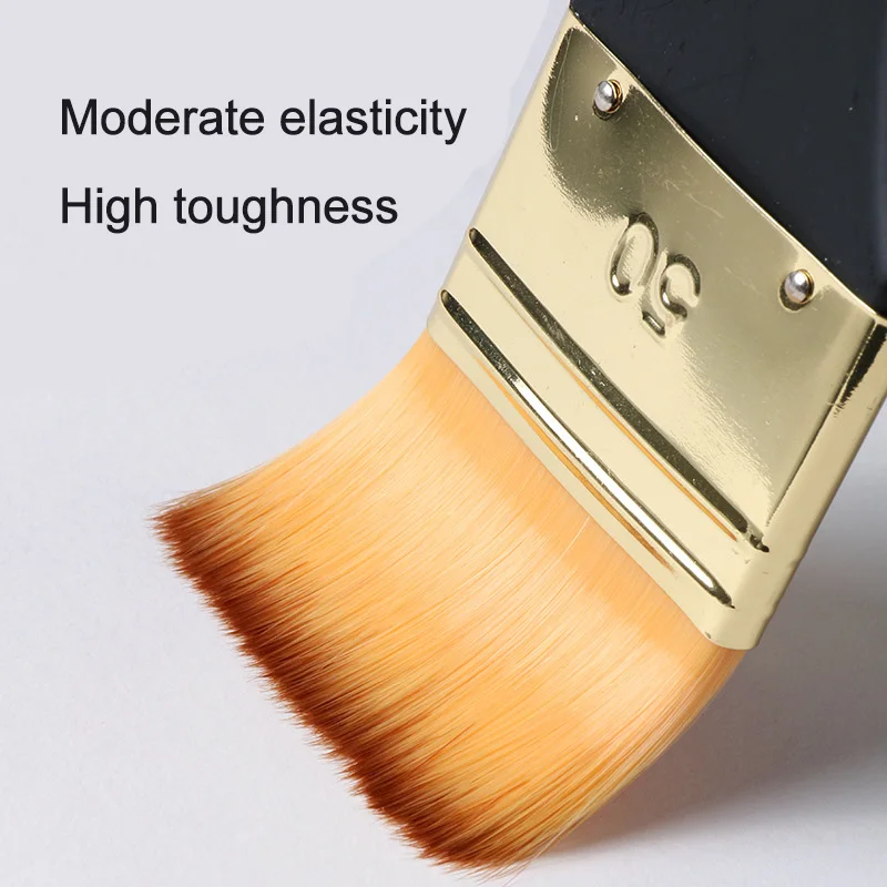 1Pcs Paint Brushes Acrylic DIY Graffiti Brush Set For Artist Wall Painting Oil Scrubbing Brush School Drawing Paint Stationery S 2