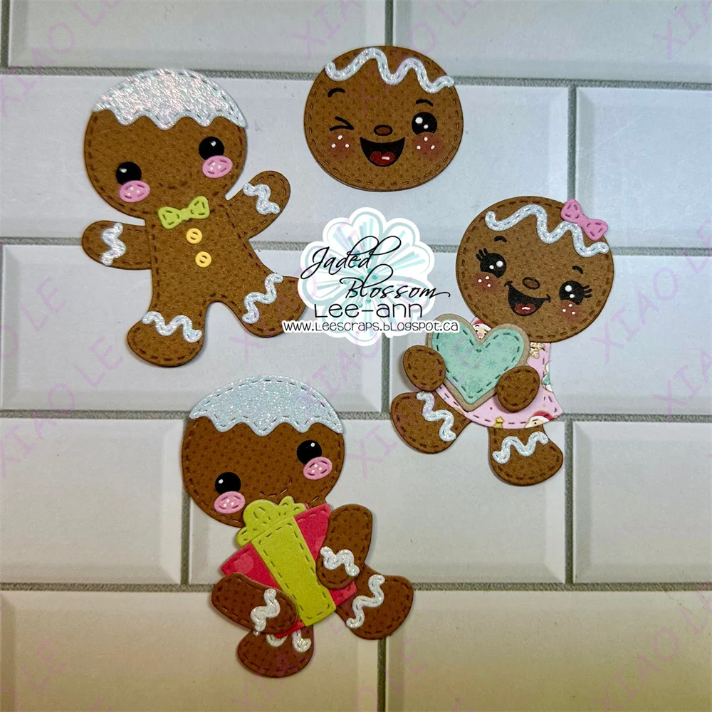Gnome Friends Gingerbread Holiday Metal Cutting Dies for Crafts and Scrapbooking