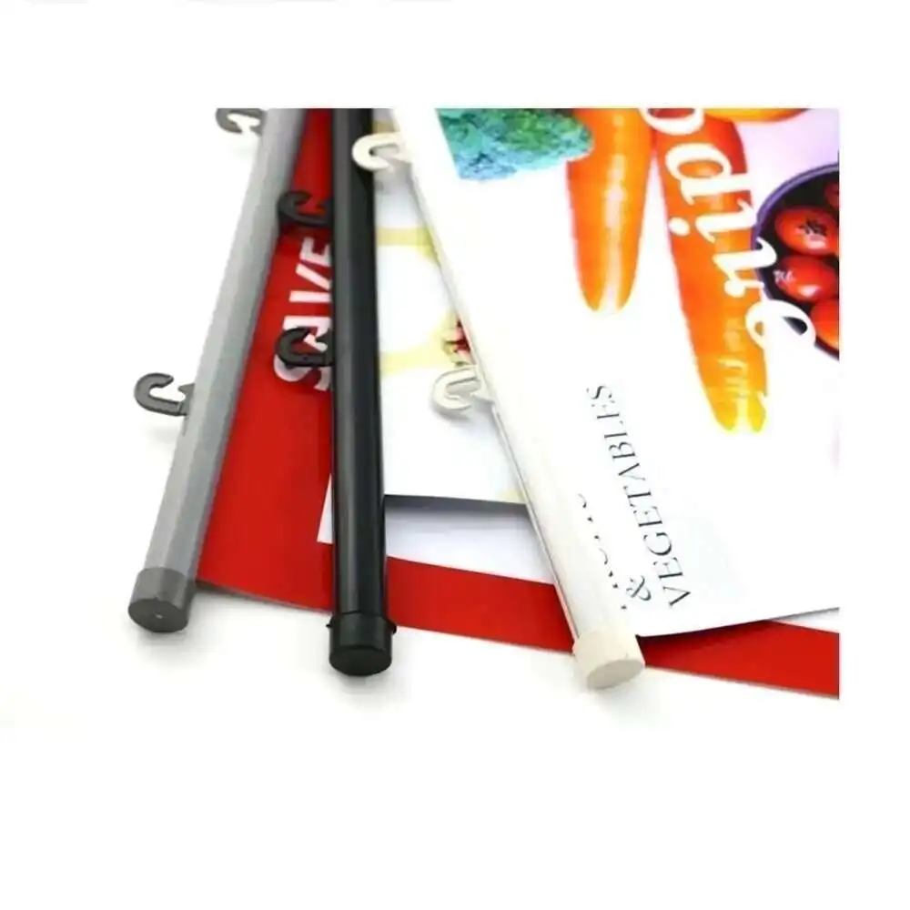 2pcs/set Poster Painting Pictures Pvc Frame Hanger Rod Modern Painting Poster Prints Scroll Home Wall Art Decor Gifts