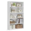 VASAGLE Bookshelf, 30 Inches Wide, 5-Tier Open Bookcase with Adjustable Storage Shelves, Floor Standing Unit 1
