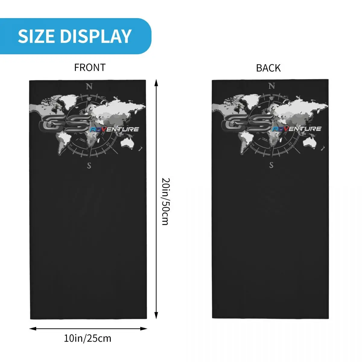 Unisex GS Adventure Style Bandana Merch Neck Gaiter Printed Motorcycle Mask Scarf Hair Band Wrist Wraps Hiking Washable face mask knitted scarf cashmere scarf tactical scarf cycling bandana sunscreen mask neck wrap bandana headscarf cotton bandana cycling mask