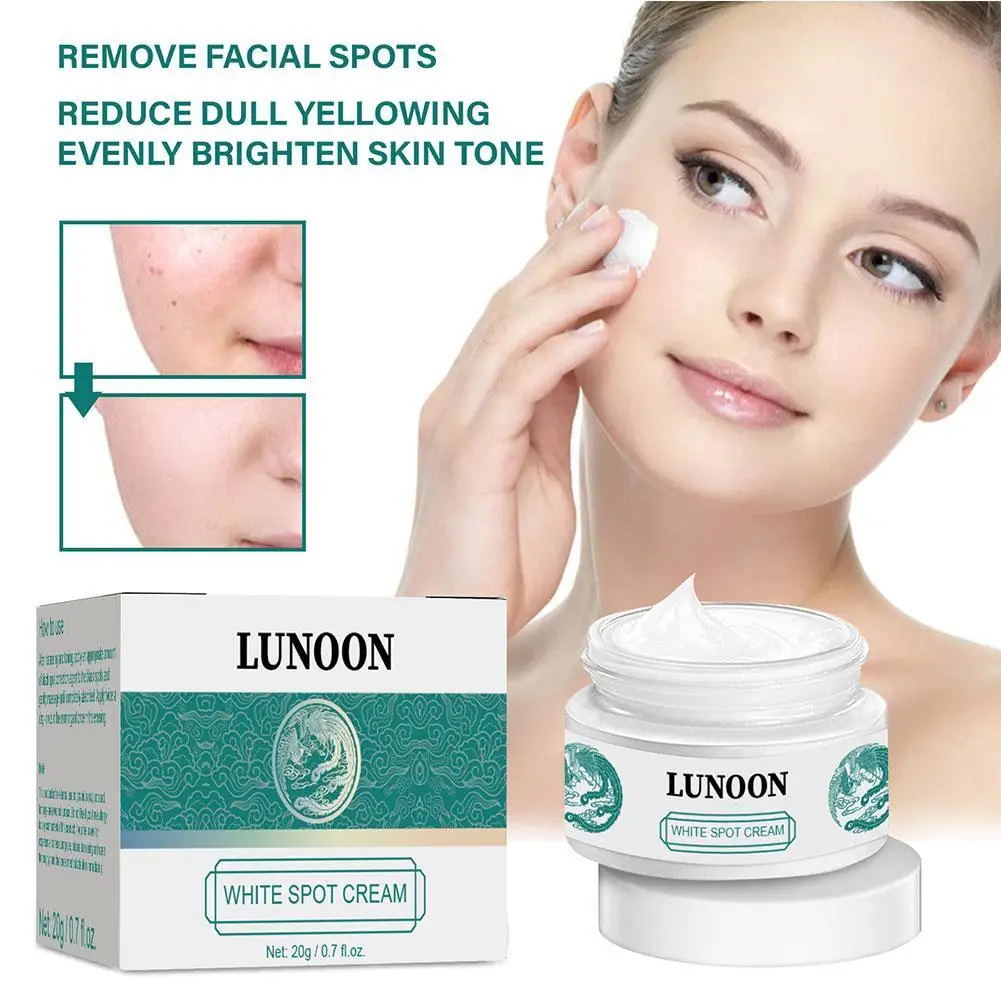 

Whitening Cream Face Freckle Remove Dark Spots Fade Acne Scars Pigmentation Melasma Anti-Aging Brighten Skin 20g