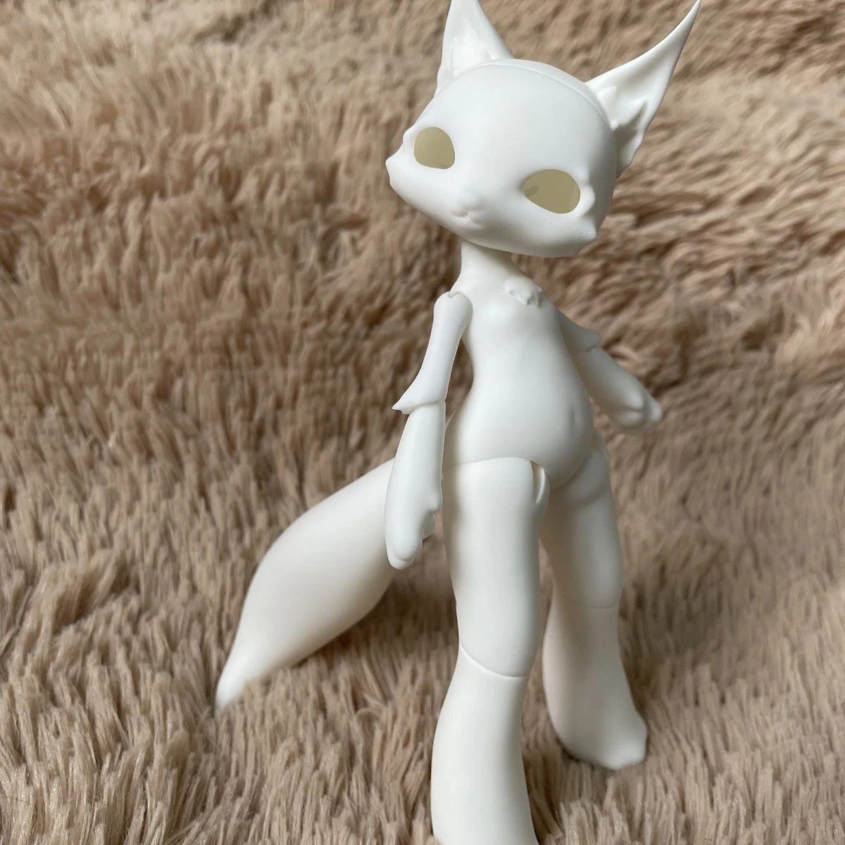 17cm Fox Doll Little Pet Toy Diy Lovely Animal Jointed Movable Baby