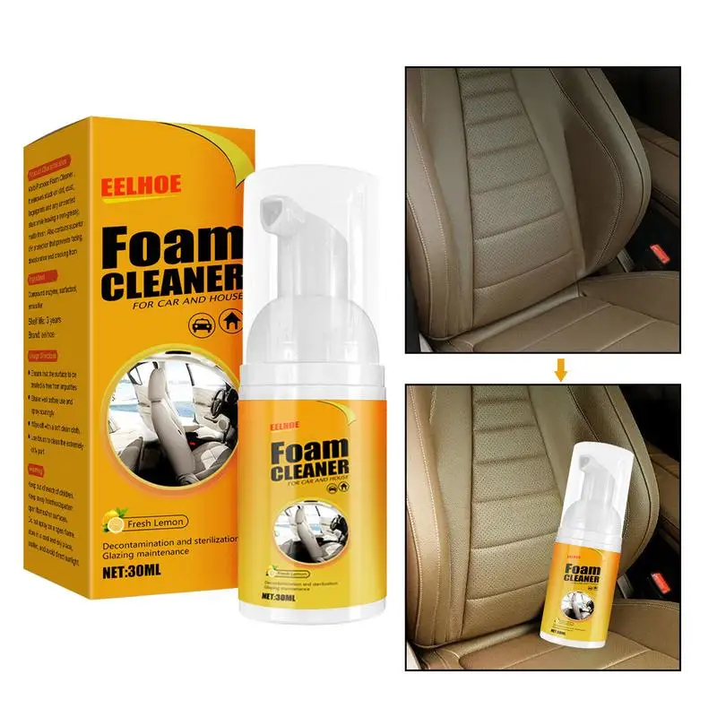

Multifunctional Car Foam Cleaner Car Interior Strong Decontamination Ceiling Seat Clean Sprays Home Cleaning Foam Spray for Car