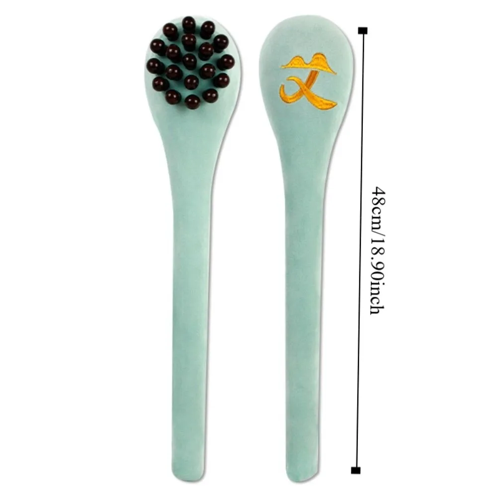 Multifunctional Meridian Massage Stick 48cm Length Portable Design Massage Hammer Handmade Mugwort Acupoint Tapping