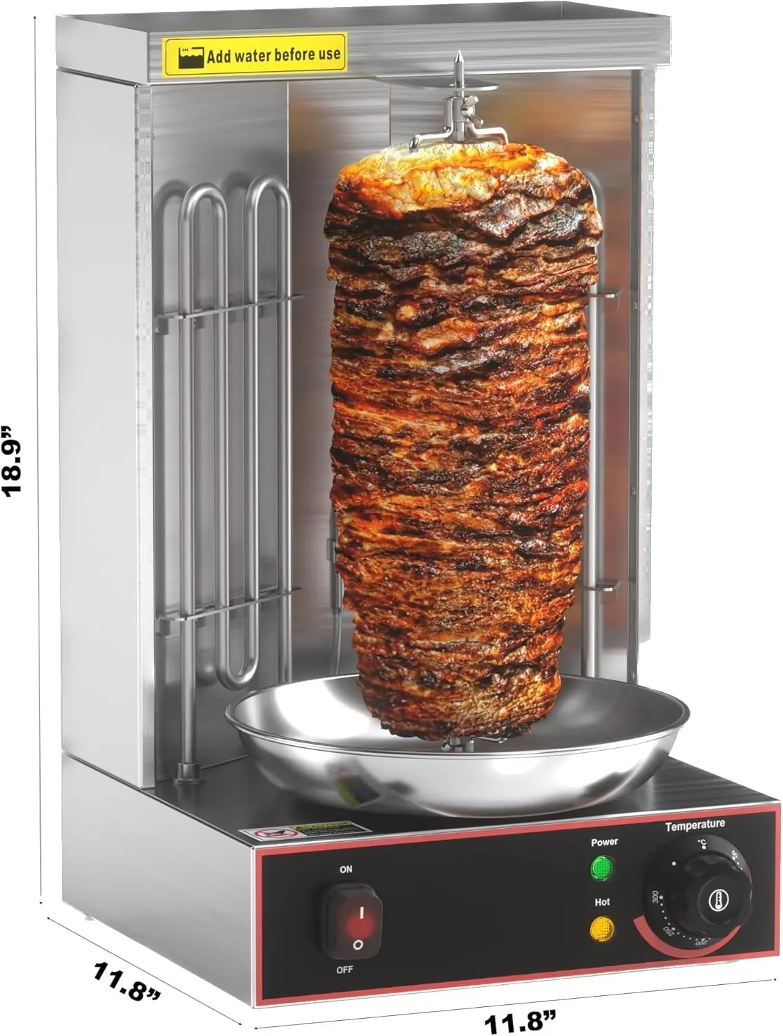 Broiler, Shawarma Machine Kebab Grill Gyro Rotisserie Oven 6