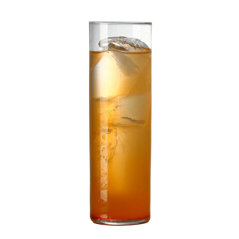 6PCS Thin Lightweight Crystal Highball Glasses Barware Collins Tumbler for Water, Juice, Beer, and Cocktail Set of 4 — view 6