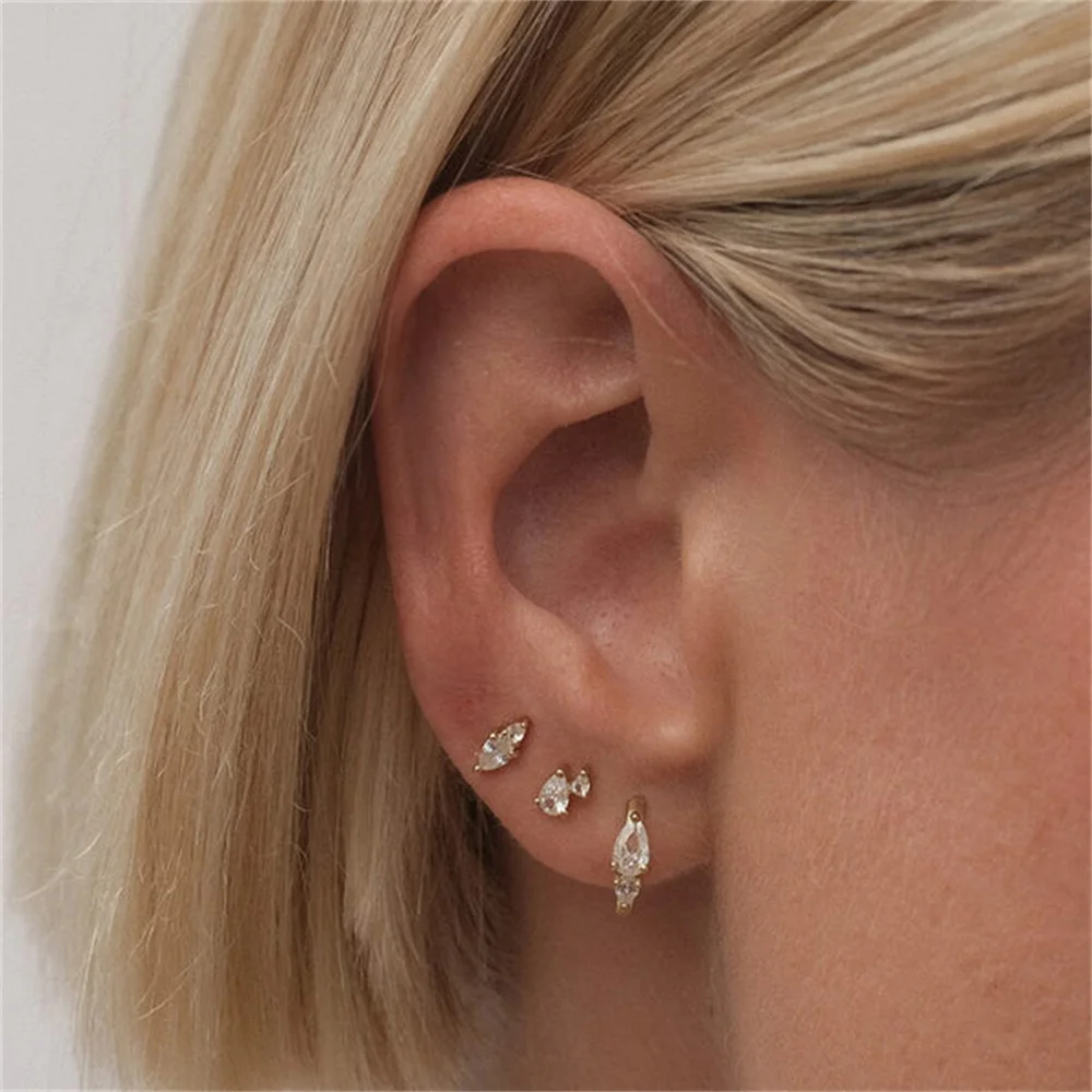 CANNER 925 Sterling Silber 3-teiliges Set für Damen, Blumen-Ohrringe mit langer Kette und Quasten, vielseitig und exquisit – Detail 21