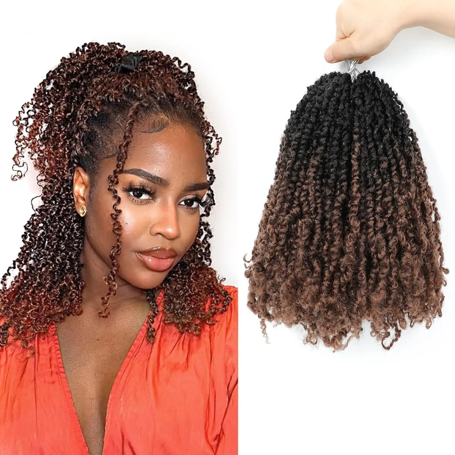 Synthetic Crochet Hair Yanky Passion Twist 30.48 cm
