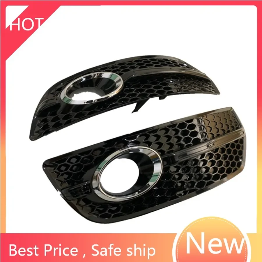 

Left Right Side Car Fog Light Cover Lower Bumper Grille for Audi Q5(8R) MK1 2008-2012 Pre-facelift Car External Grilles fast