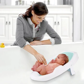 Baby Bath Net Baby Bath Mat Newborn Bath Net Pocket Bath Rack Bath Rack Bath Rack Child Bath Bed Baby Bathing Bed Baby Products 2