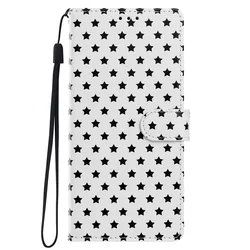 Chic Star Leather Wallet Flip Phone Case with Card Holder and Cover - Galaxy S23 FE (XY0136)