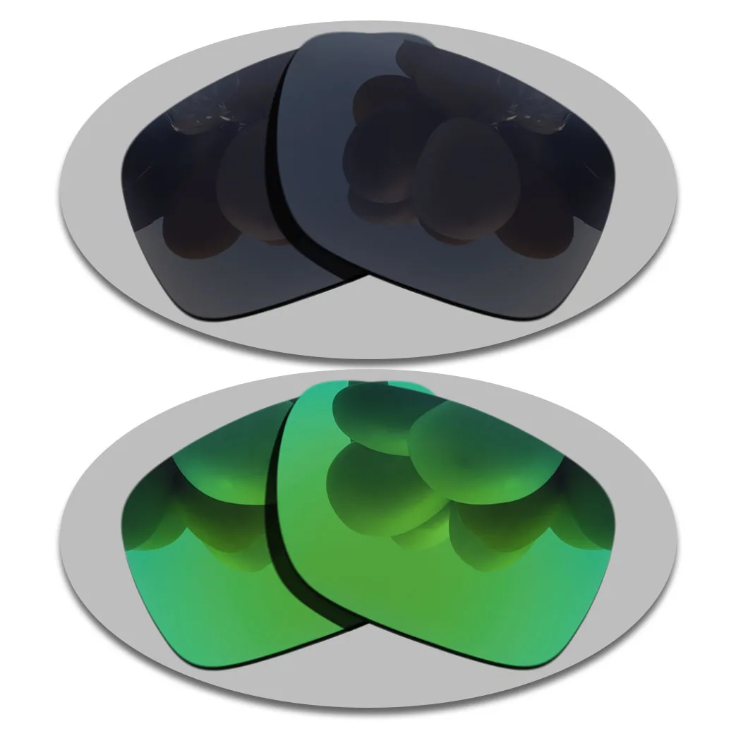 

Grey Black&Green Lenses Replacement For-Oakley Catalyst Polarized Sunglasses