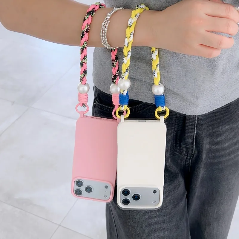 Wrist Strap Shockproof Soft Case with Pearl Braid & Air Lens Protection