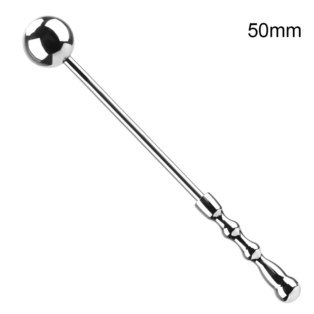 Stainless Steel Anal Plug And Prostate Massager Meatal Dilator_voghion.com