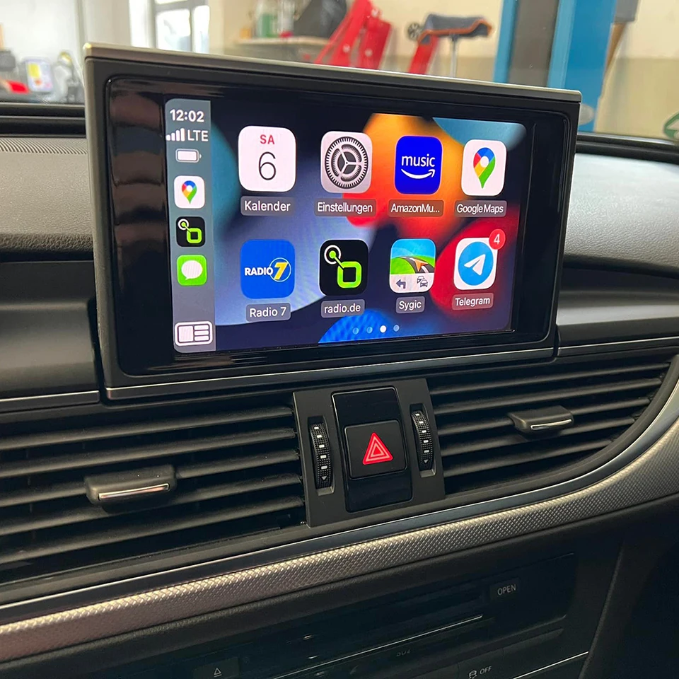 Icarplay Wireless Carplay E Modulo Auto Android Per Audi A6 A7 S6 S7 Rs6 Rs7 C6 C7 Rmc Mmi Navigazione Gps