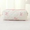 2024 Korea Bow Print Women Makeup Bag Large Capacity Portable Cosmetic Case for Travel Toiletries Cosmetics Storage Bag 6