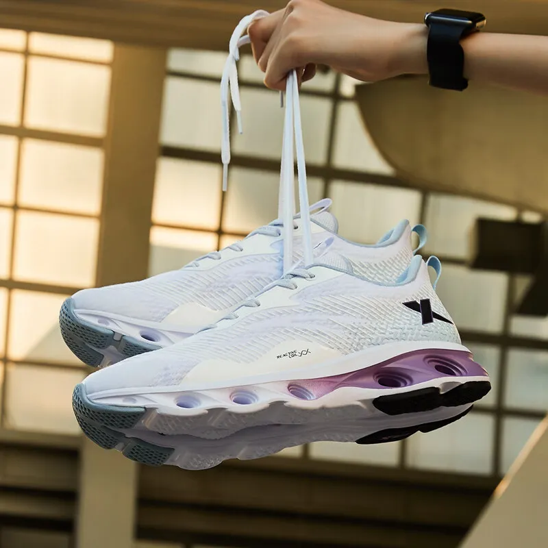 Running Shoes Women Sneakers Xtep Reactive Coil Women Running Shoes Shock Absorption Sports Shoes Female Casual Light Weight Women's Sneaker 879118110076