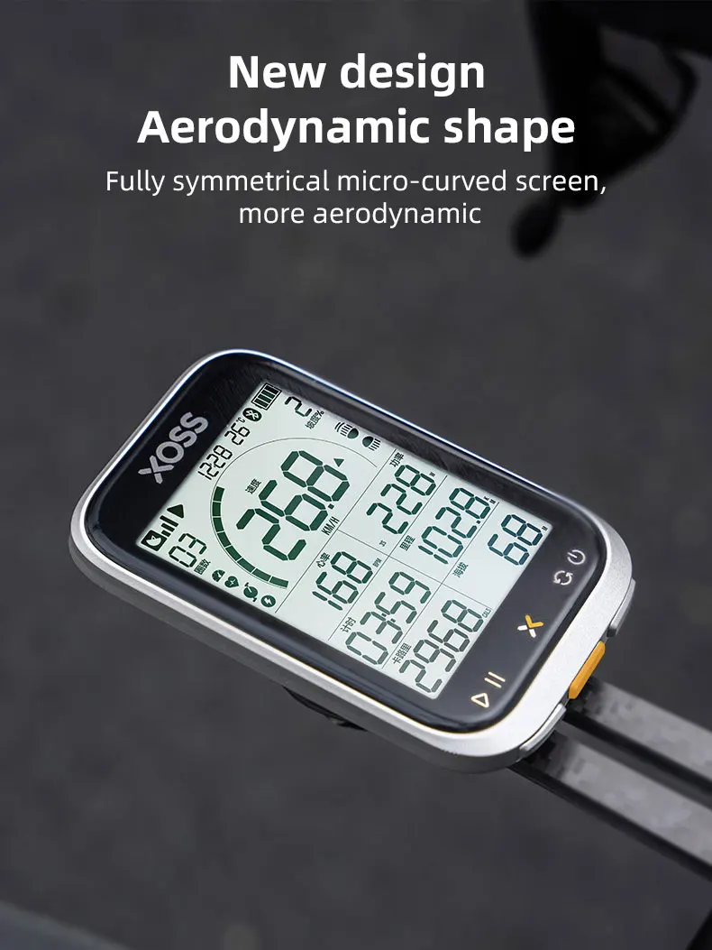 XOSS G3 G3+ plus G+ Gen3 GPS Bike Computer 2.8 Inch Screen